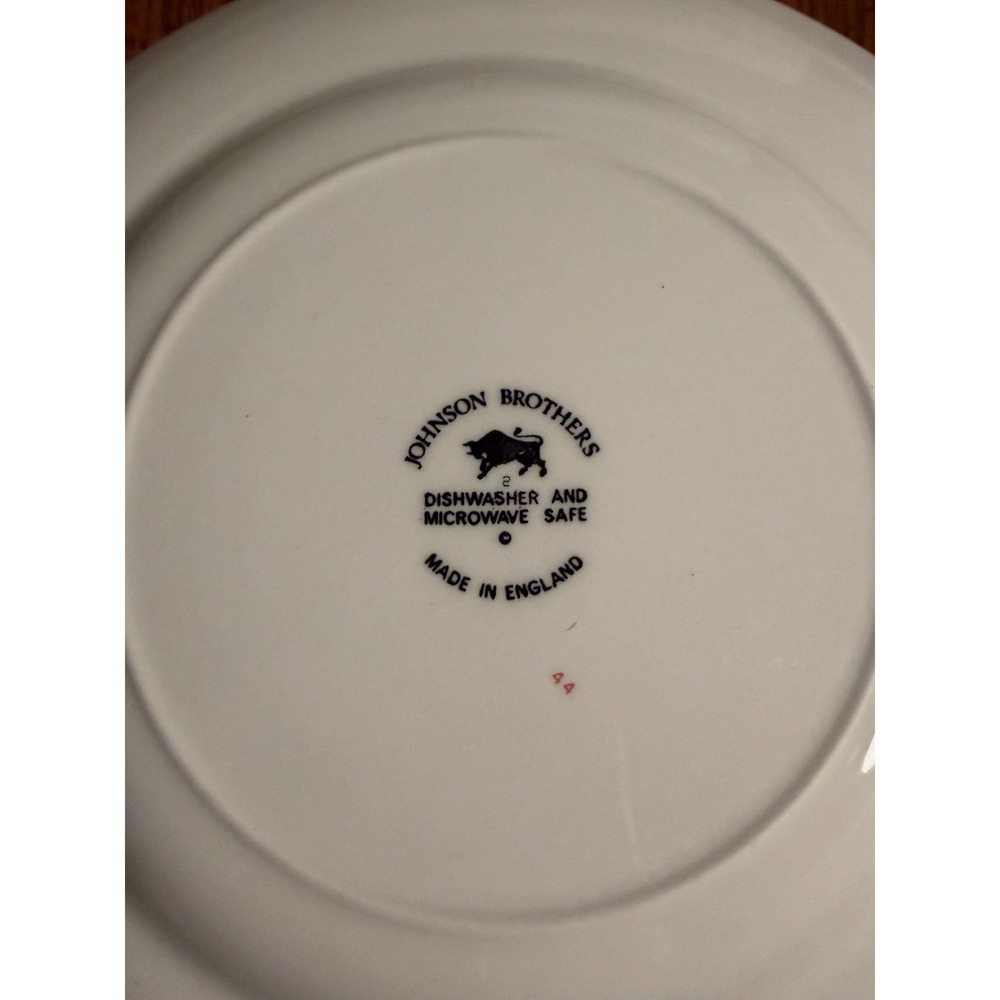 Johnson Brothers Katherine Plate - Pink Magnolia Floral English Ironstone - Picture 6 of 6